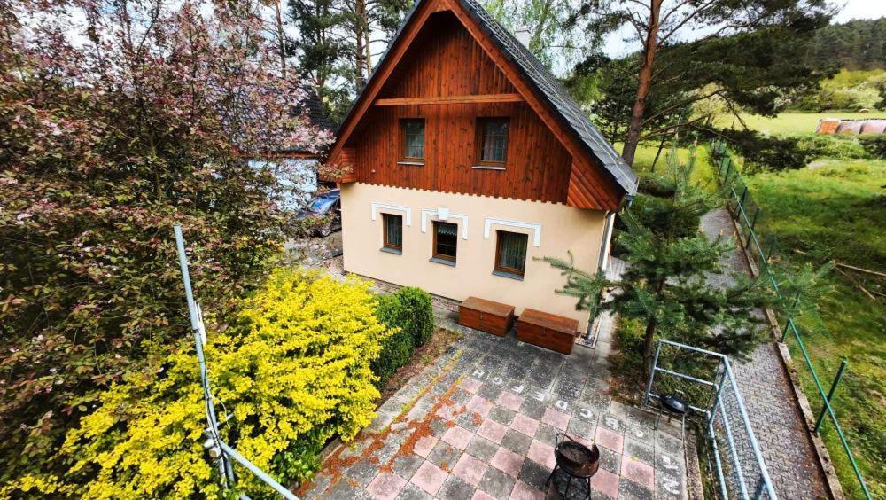 Chaty Kolodeje - Ubytovani U Reky V Soukromem Arealu-Orange Kolodeje nad Luznici Exterior foto